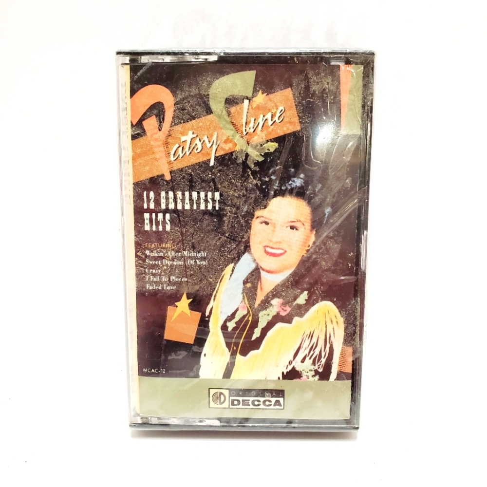 Patsy Cline 12 Greatest Hits Audio Cassette Tape 1988 MCA Records NEW
